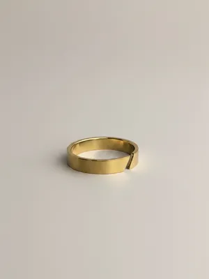 Open Band Ring Gold