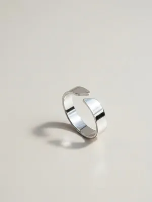 Open Band Ring Silber